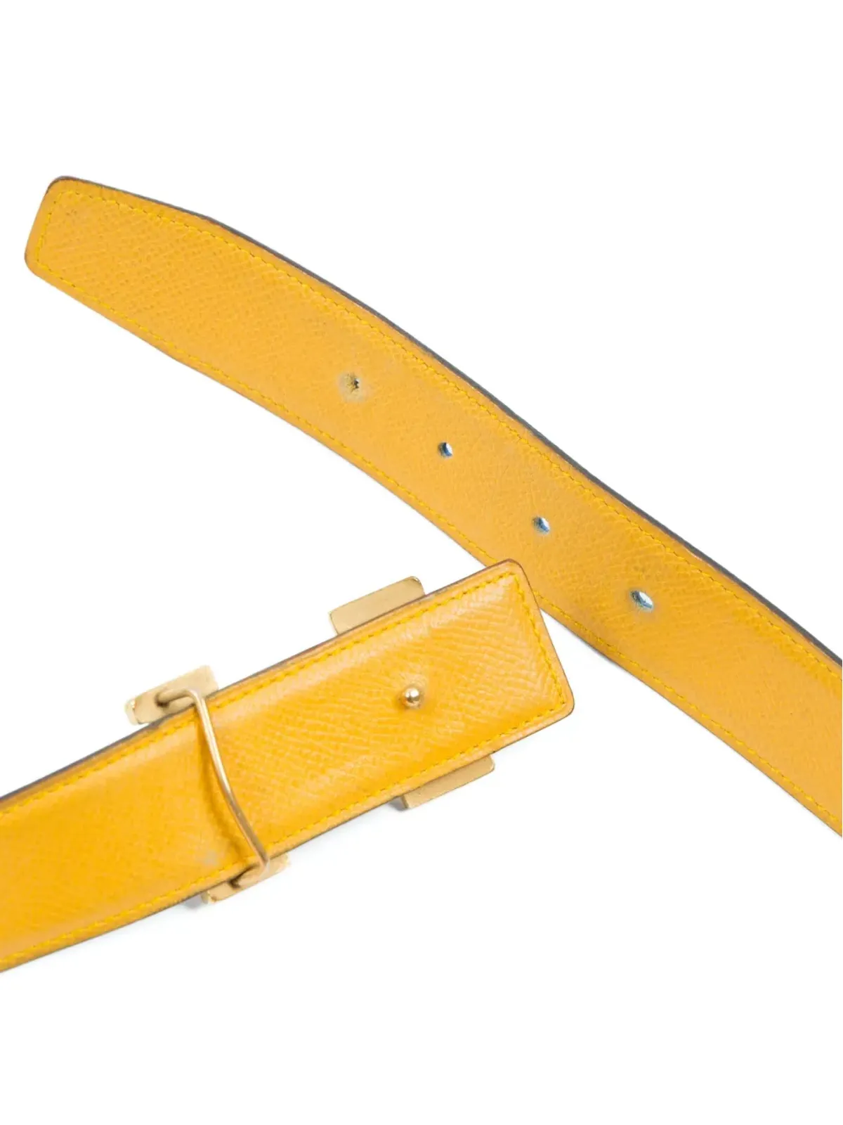 Hermès Pre-Owned 1996 Constance バイカラー ベルト - 画像4