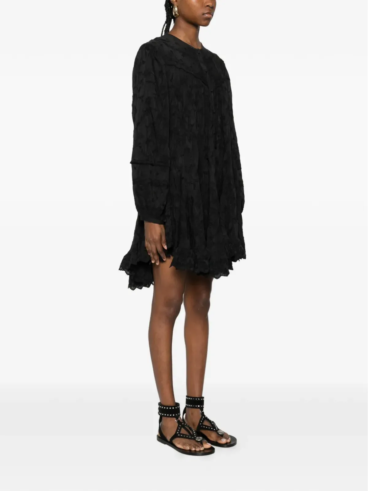 ISABEL MARANT Zame 長袖ミニドレス - 画像3