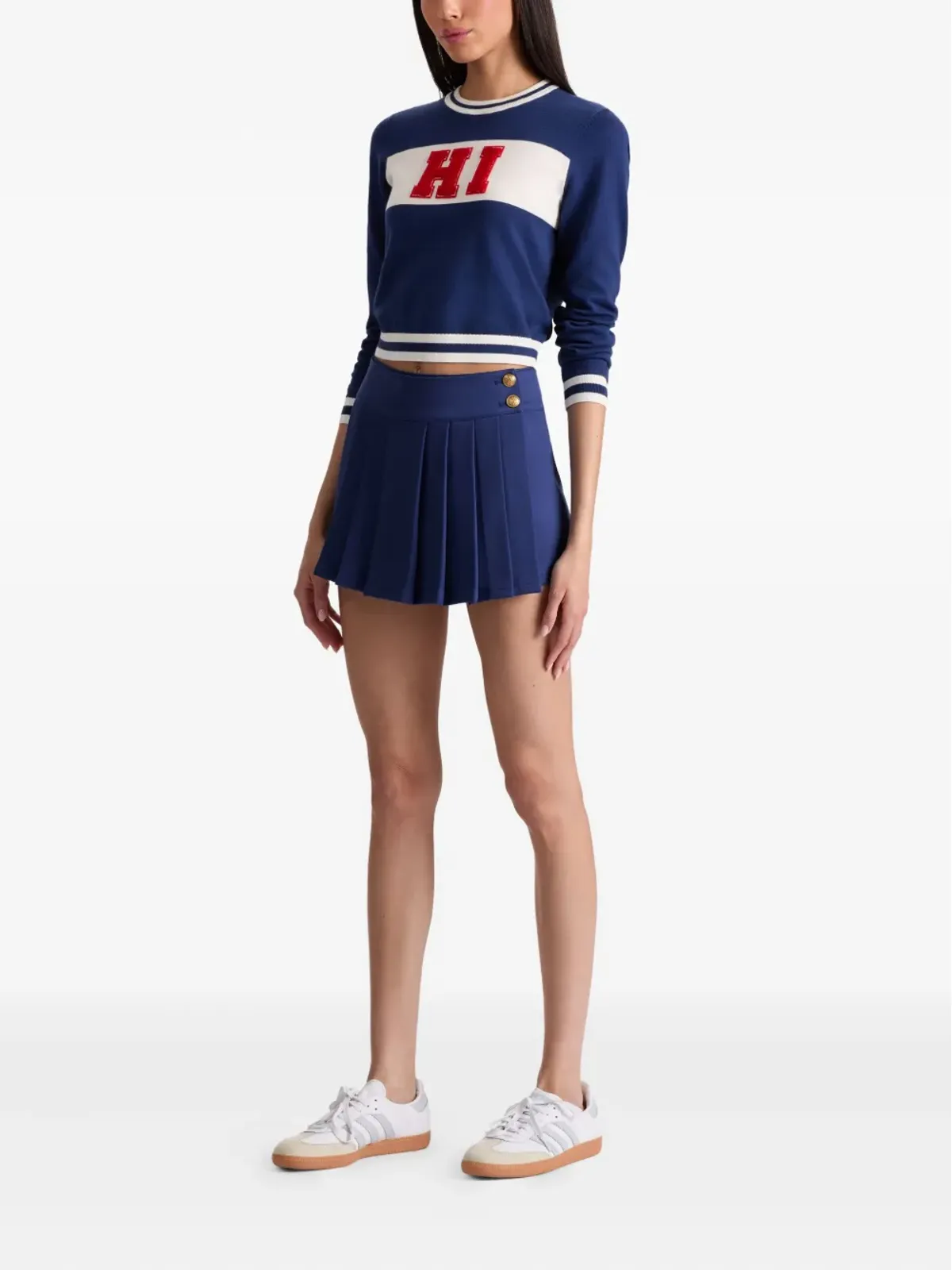 alice + olivia ノア プリーツミニスカート - 画像3