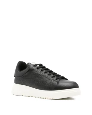 Emporio Armani テクスチャードレザー スニーカー - サムネイル2