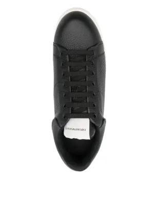 Emporio Armani テクスチャードレザー スニーカー - サムネイル4