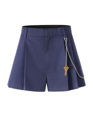 Alexander Wang プリーツチェーンディテールのスコーツ ブルー - サムネイル1