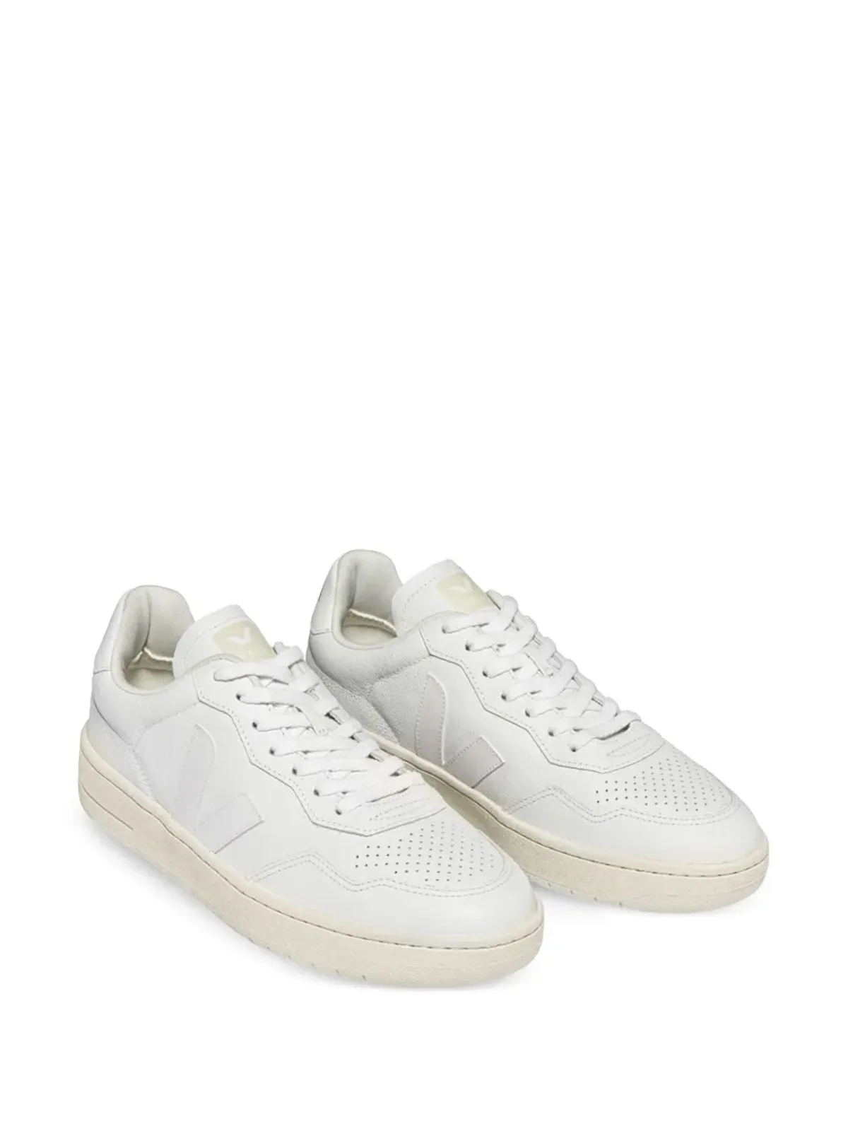 VEJA レザーVロゴスニーカー - 画像2
