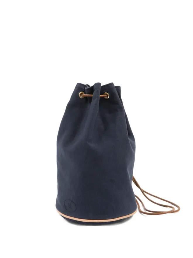 Hermès Pre-Owned Hermès Pre-Owned 1990s Mimile-Marin ドローストリング バケットバッグ - ブルーの商品画像