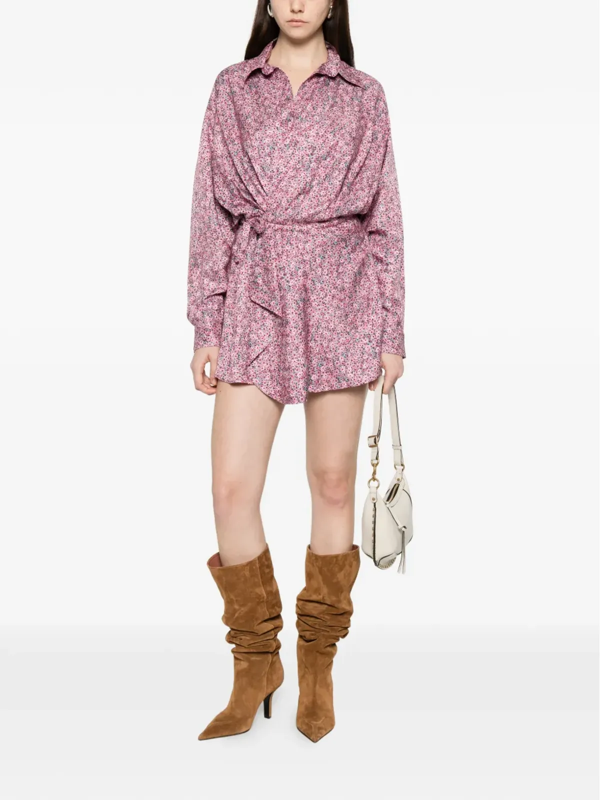 ISABEL MARANT ハーモニー花柄ミニドレス - 画像2