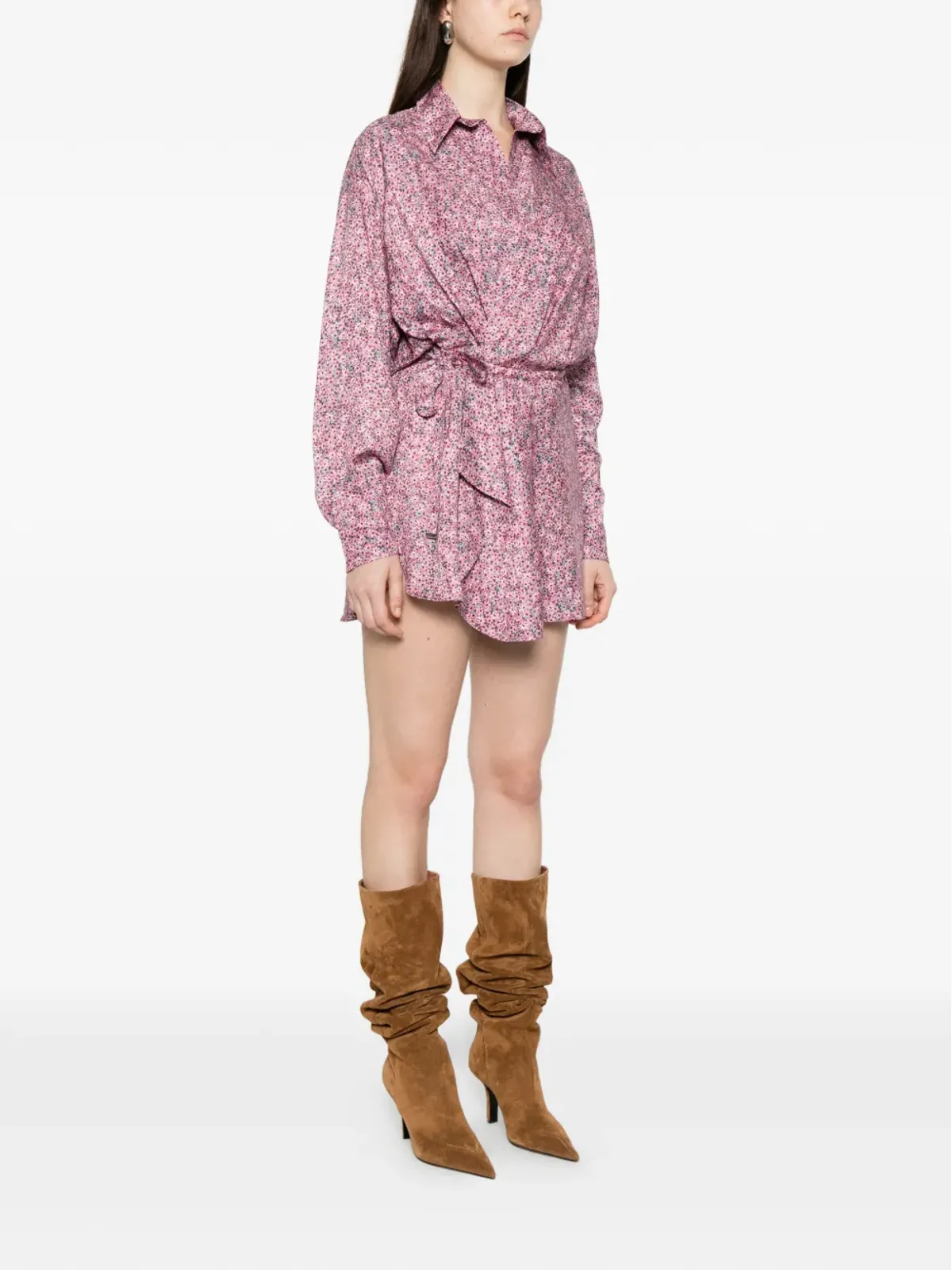 ISABEL MARANT ハーモニー花柄ミニドレス - 画像3