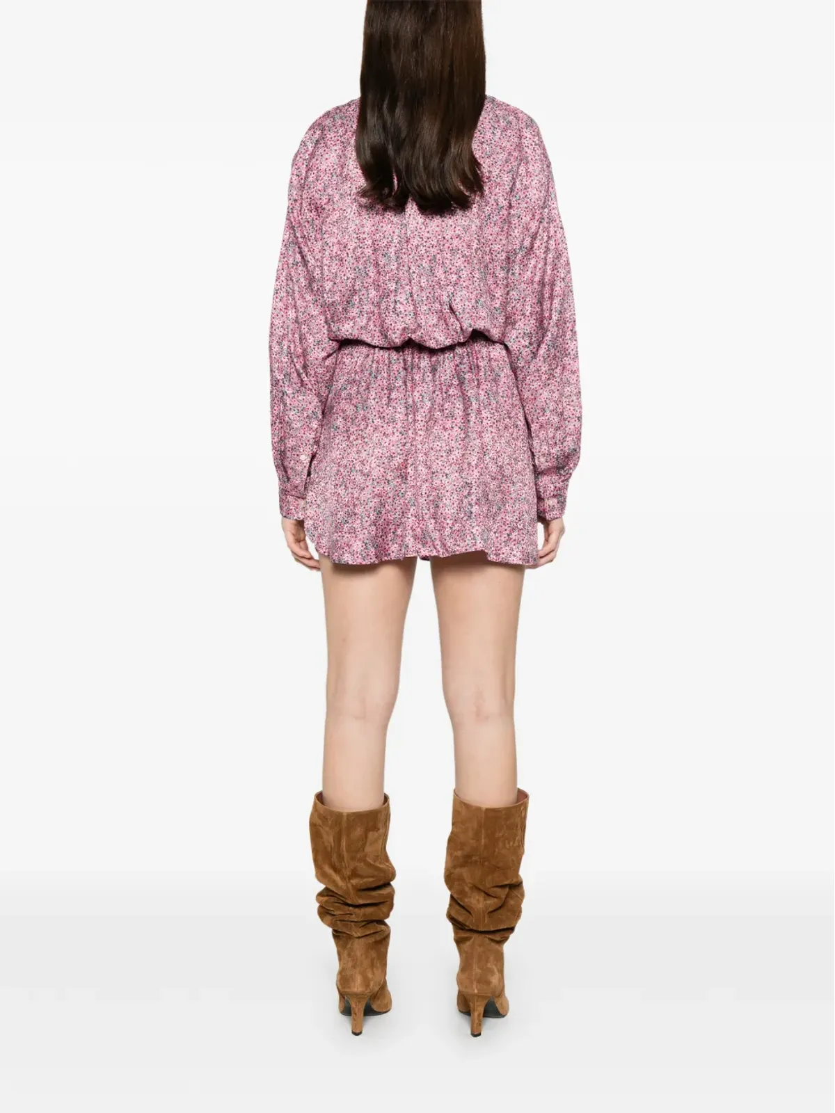 ISABEL MARANT ハーモニー花柄ミニドレス - 画像4