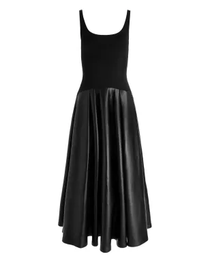 alice + olivia Adley drop-waist midi dress - Black - サムネイル1