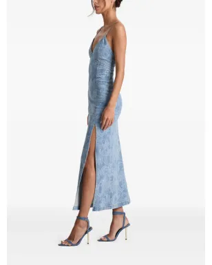 alice + olivia ジュリエッタ デニム スリップドレス - サムネイル3