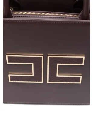 Elisabetta Franchi ロゴエンボス トートバッグ - サムネイル4