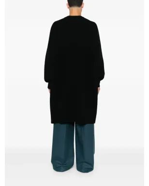 extreme cashmere 丸首リブ編みニットワンピース - サムネイル4