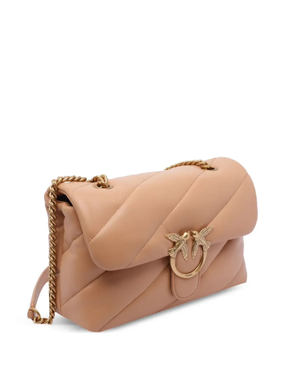 PINKO クラシック ラブ キルテッド ショルダーバッグ - 画像2