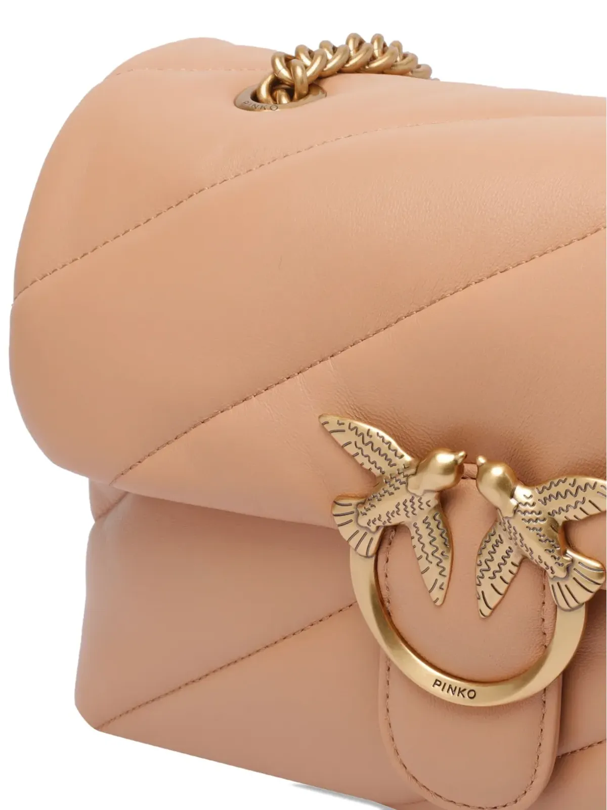 PINKO クラシック ラブ キルテッド ショルダーバッグ - 画像3