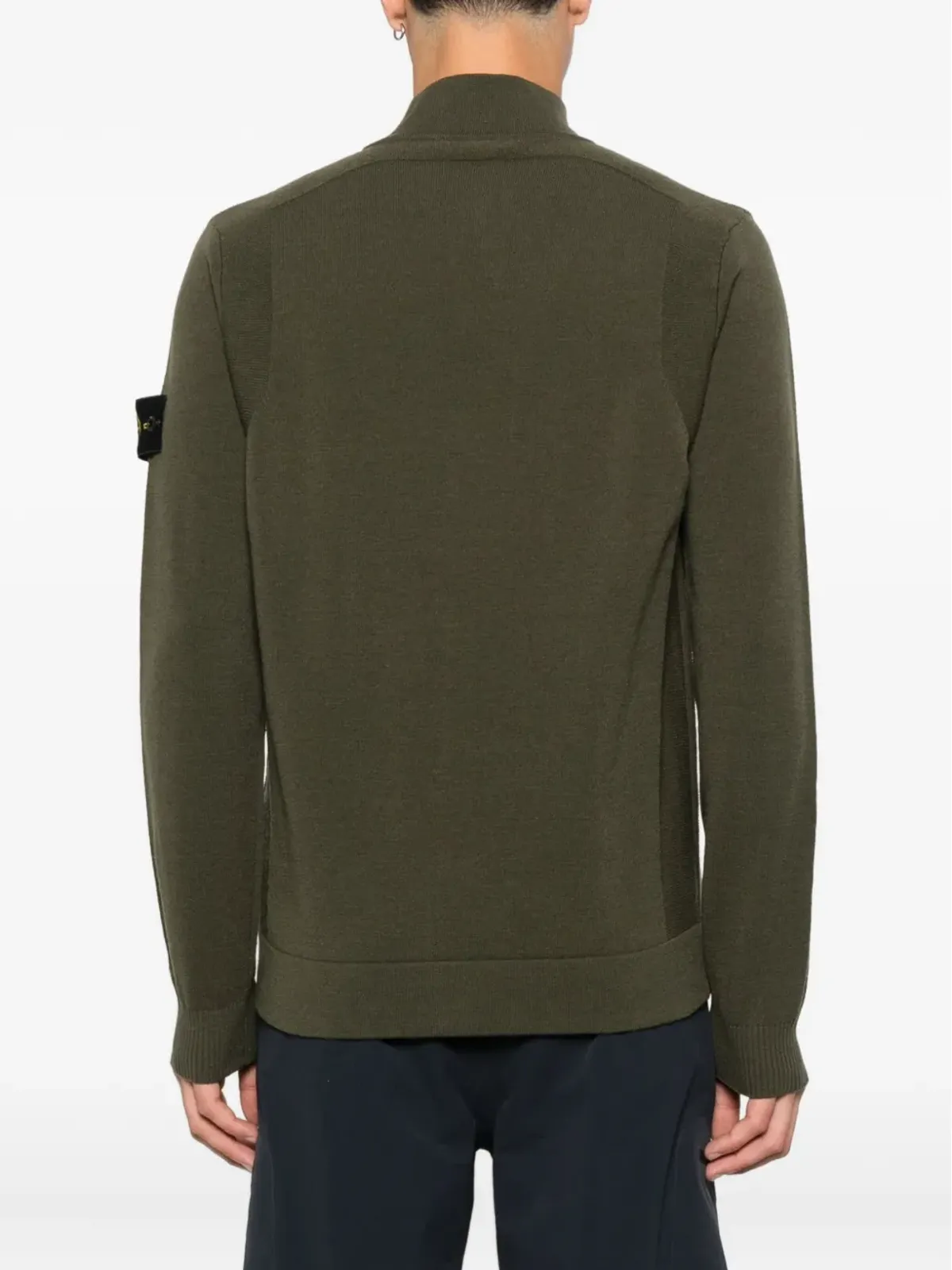 Stone Island ジップフロント パッチポケット セーター - 画像4