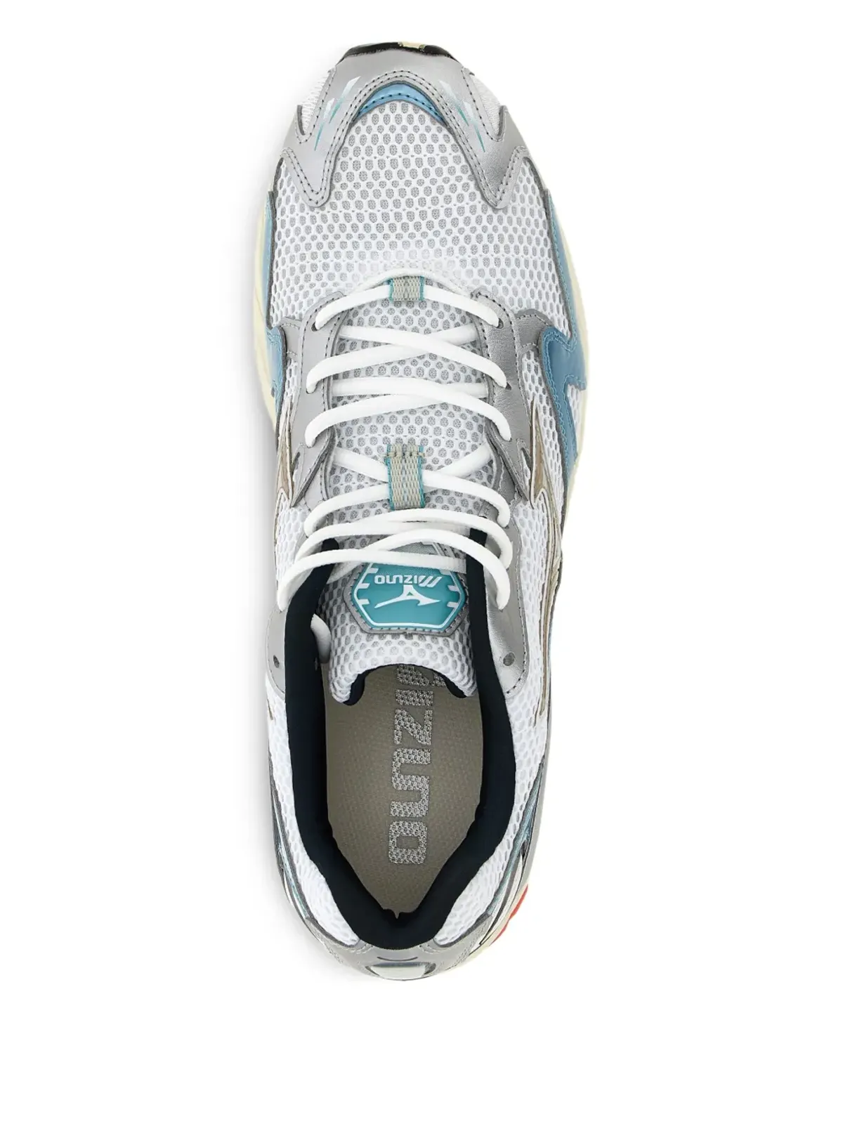 Mizuno Wave Ridder 10 メッシュパネルレザー トレーナー - 画像4