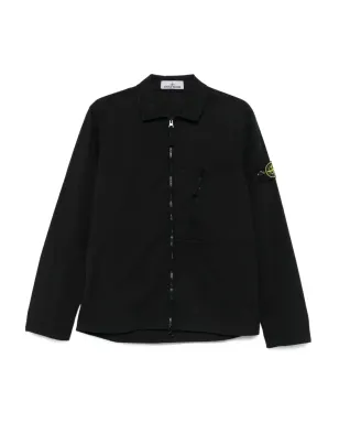 Stone Island ジップファスナー付きシャツジャケット - ブラック - サムネイル1