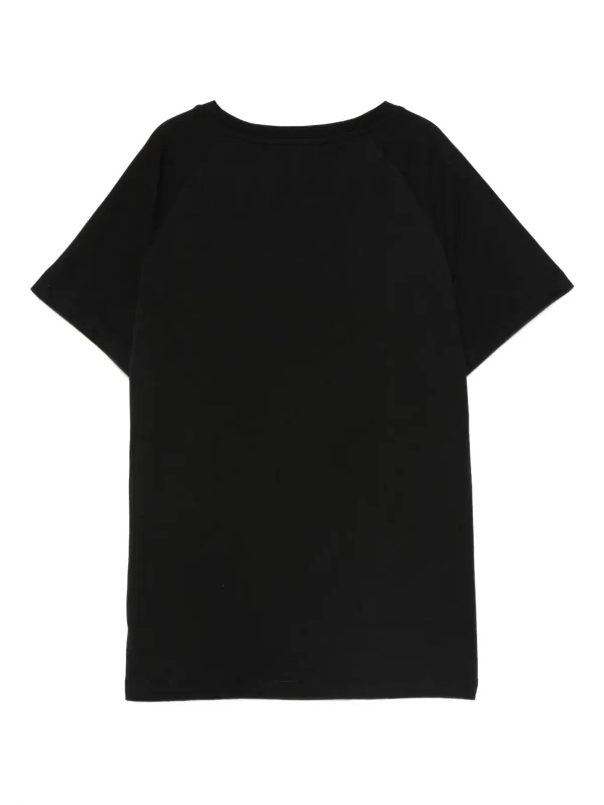 Balmain Kids レインボーロゴ コットン Tシャツ ブラック - 画像2