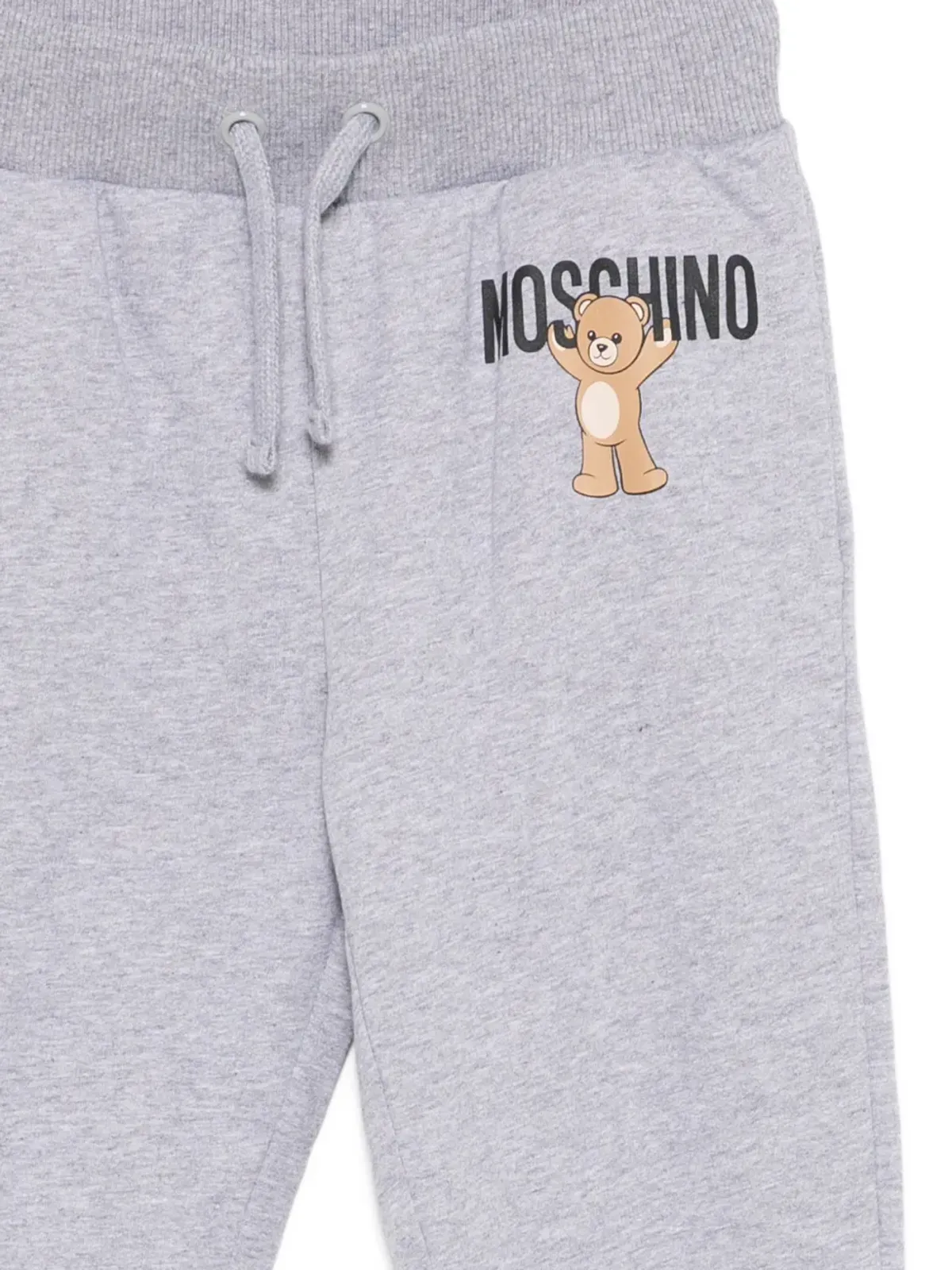 Moschino Kids テディプリント ドローストリング トラックパンツ - グレー - 画像3