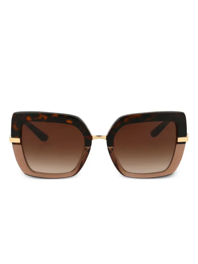 Dolce & Gabbana Eyewear Dolce & Gabbana Eyewear べっ甲柄サングラスの商品画像