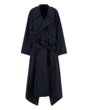 Balenciaga ダブルブレスト ベルト付きトレンチコート - サムネイル1