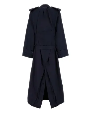 Balenciaga ダブルブレスト ベルト付きトレンチコート - サムネイル2