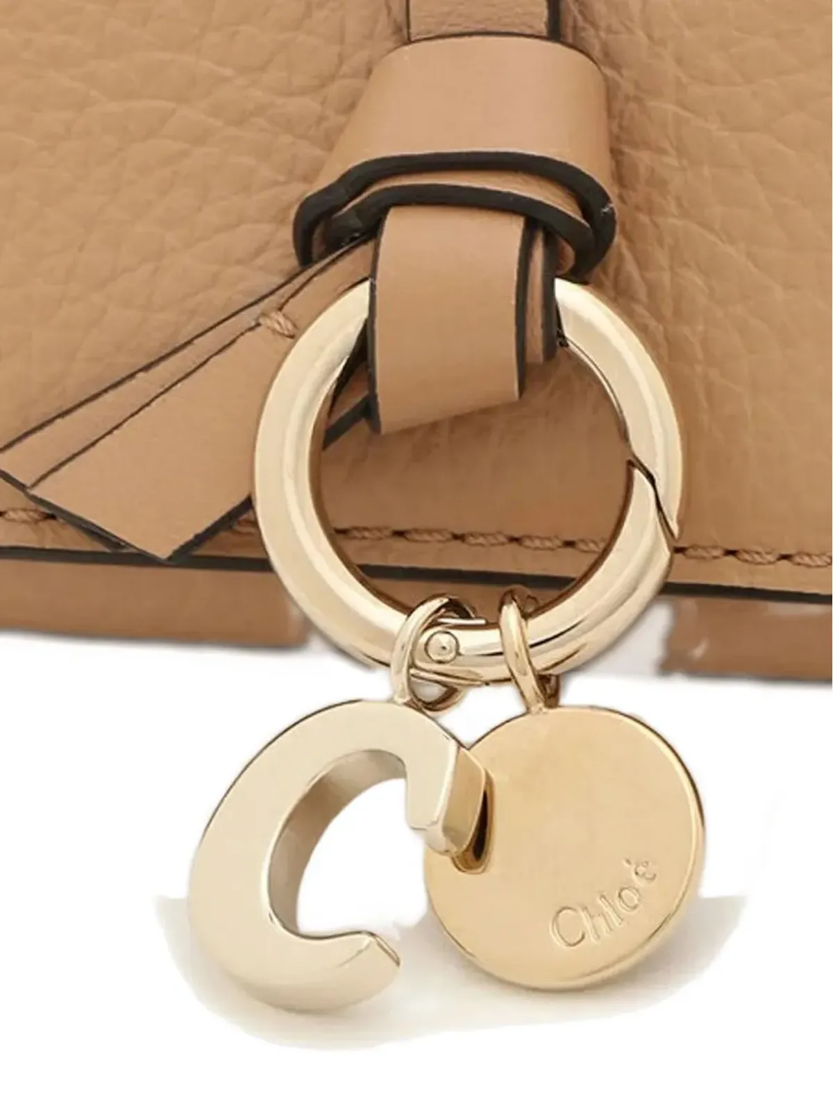 Chloé アルファベット レザー三つ折り財布 - 画像5