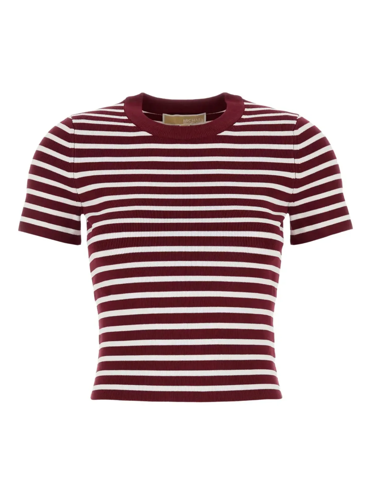 Michael Michael Kors ストライプリブニットTシャツ - レッド - 画像1