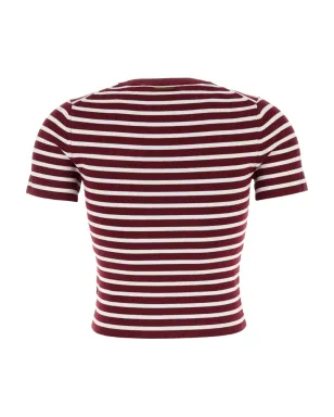 Michael Michael Kors ストライプリブニットTシャツ - レッド - サムネイル2
