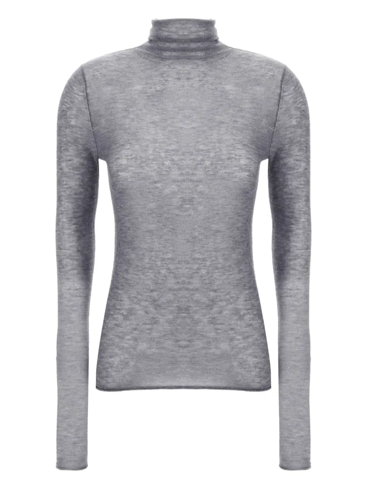PINKO sequin-appliqué turtleneck sweater - Grey - 画像1
