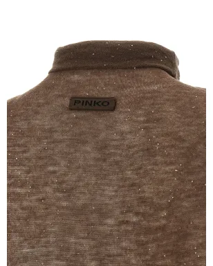 PINKO スパンコール付きハイネックトップ - サムネイル4
