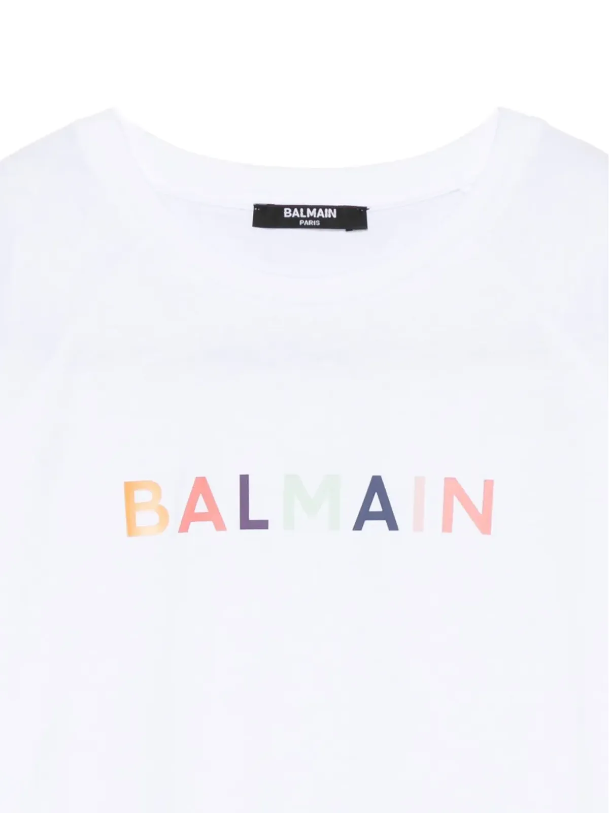 Balmain Kids クルーネック ロゴ Tシャツ - 画像3