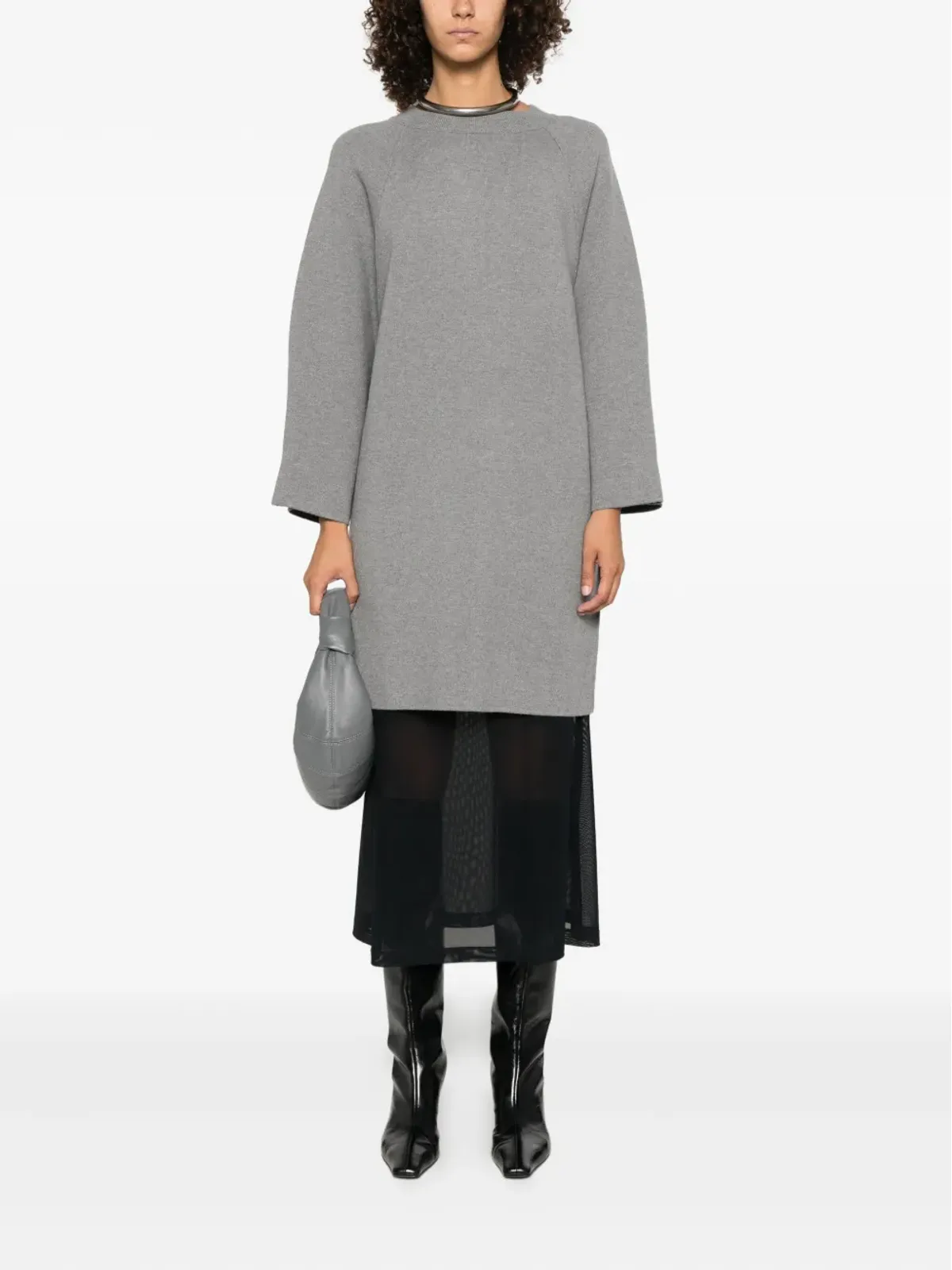 Max Mara ラグランスリーブドレス - 画像2