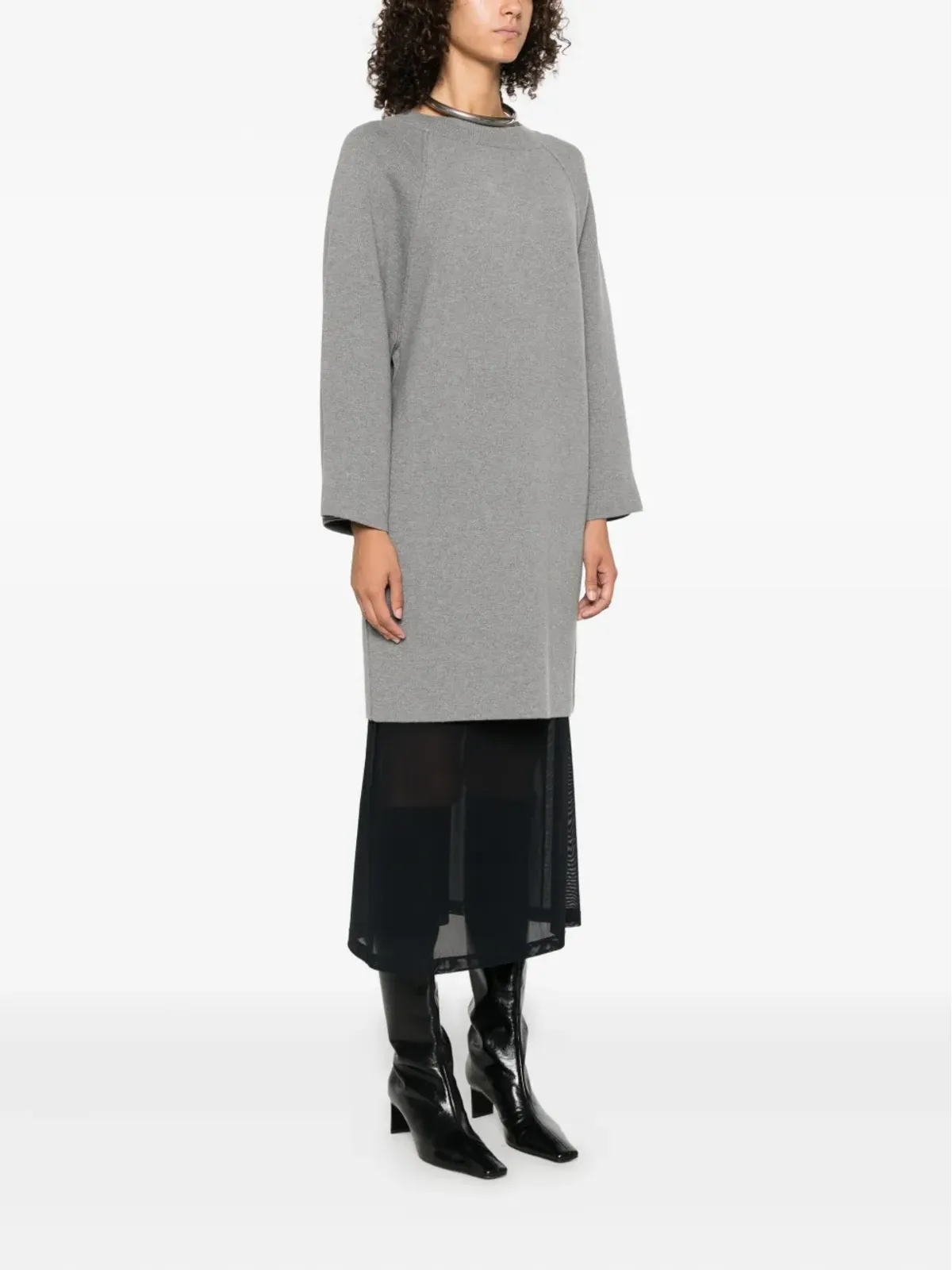 Max Mara ラグランスリーブドレス - 画像3