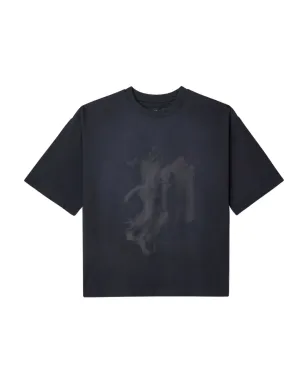 Purple Brand アブストラクトプリント コットン Tシャツ - サムネイル1
