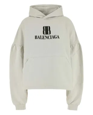 Balenciaga 風船袖ロゴフードパーカー - サムネイル1