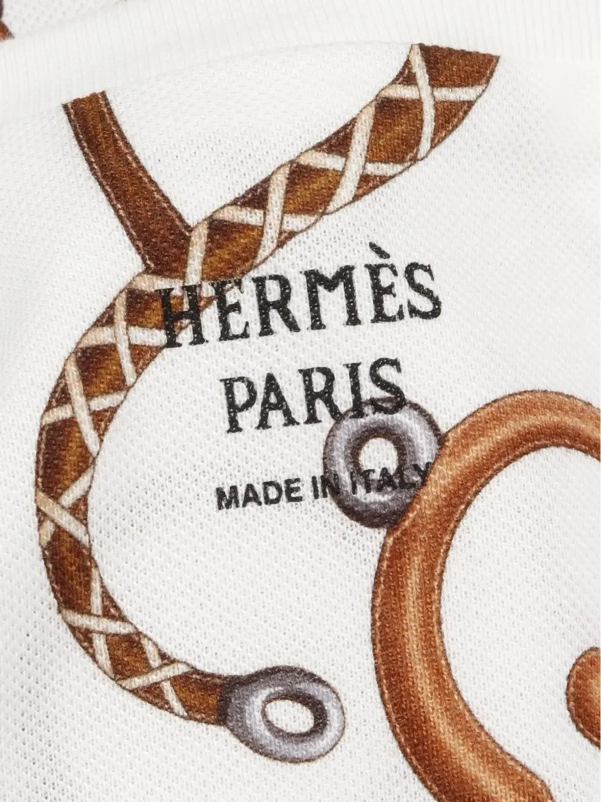 Hermès Pre-Owned ブライドル柄ドレス - 画像3
