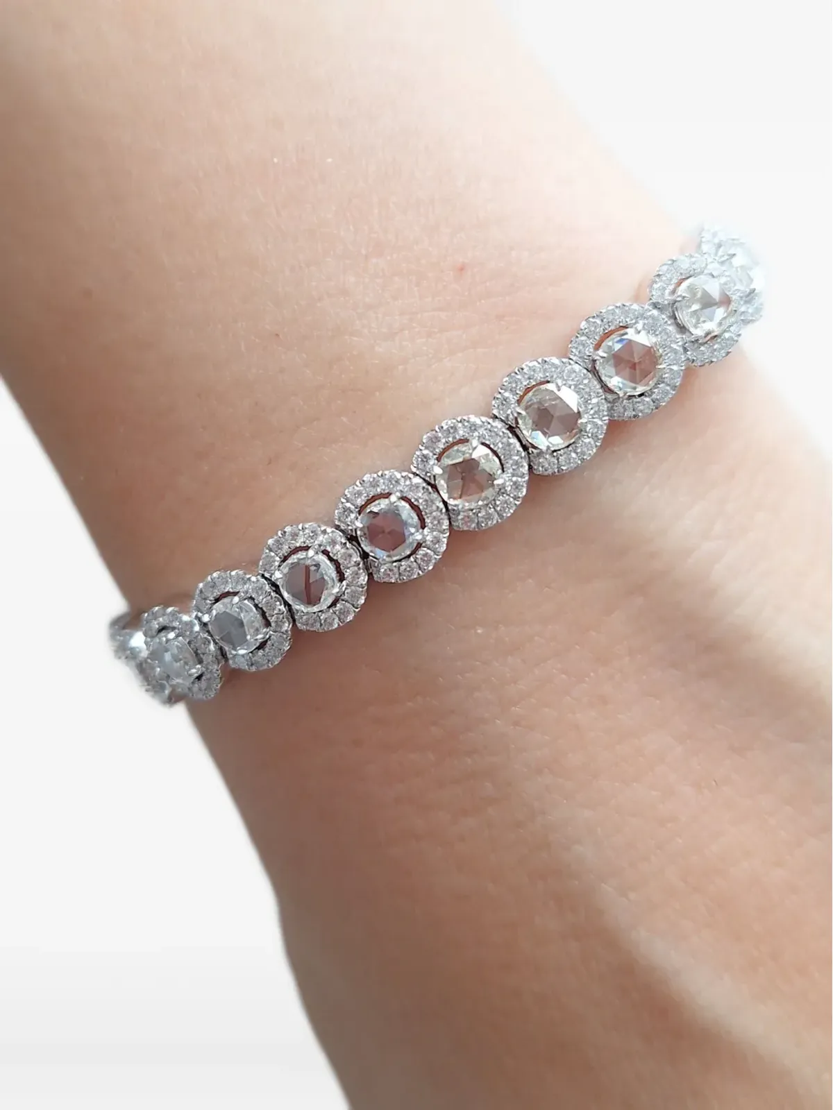 HYT Jewelry 18ktホワイトゴールド ダイヤモンド ブレスレット - 画像2