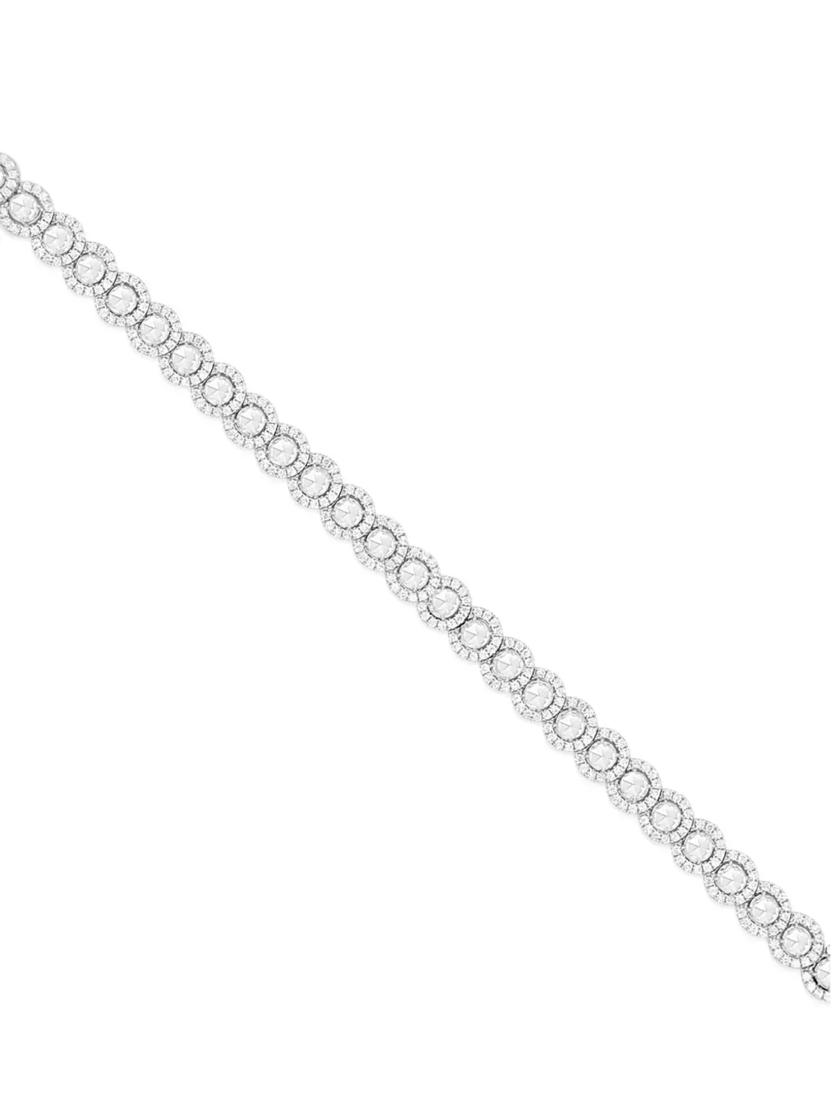 HYT Jewelry 18ktホワイトゴールド ダイヤモンド ブレスレット - 画像3