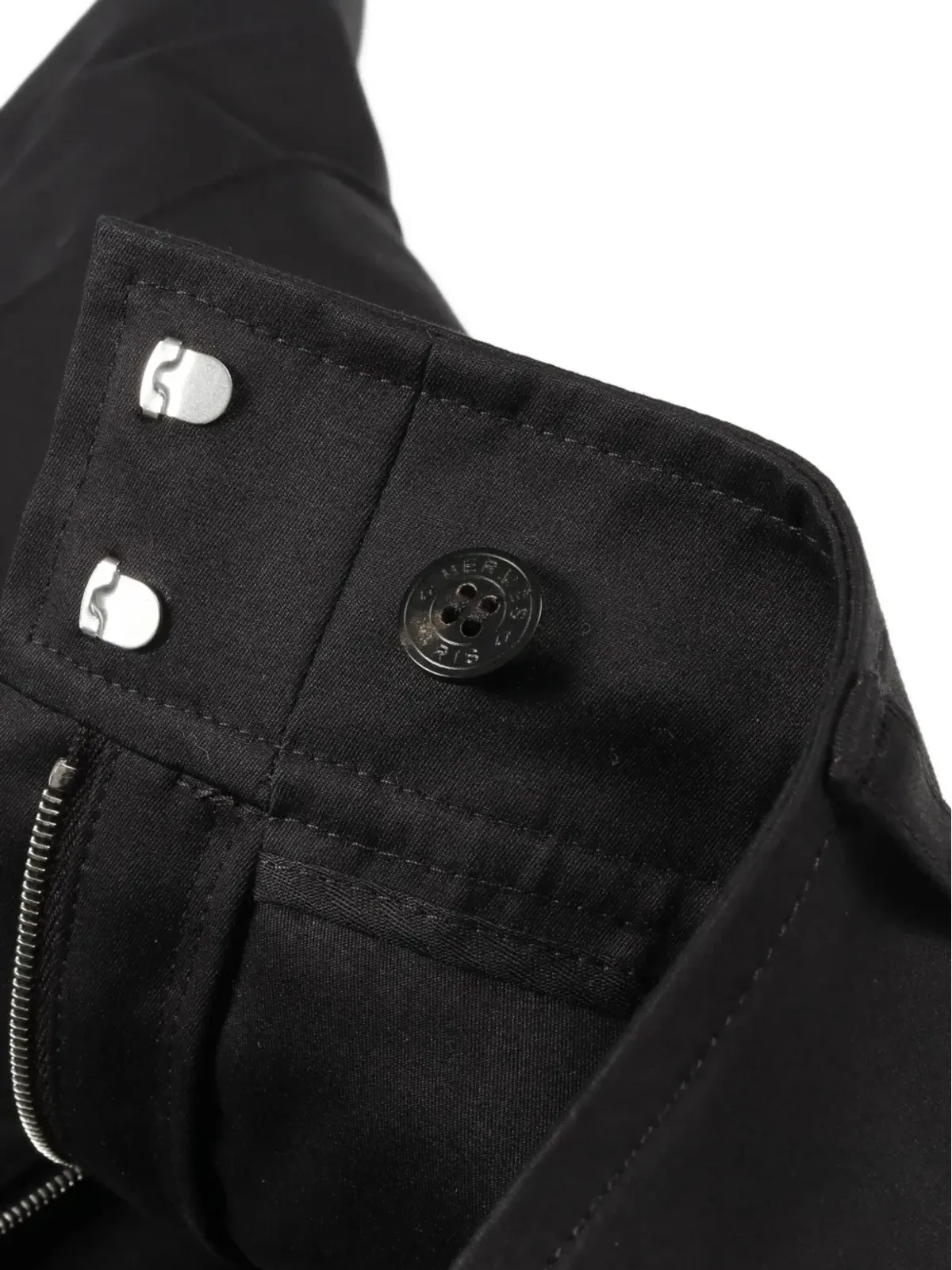 Hermès Pre-Owned 2020年代 クロップドパンツ - ブラック - 画像4