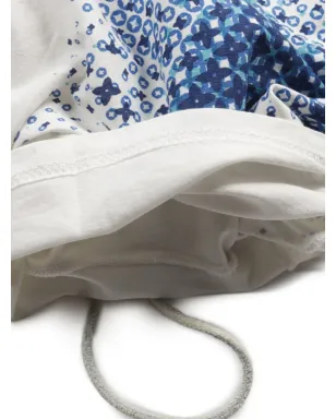 Louis Vuitton Pre-Owned logo-print asymmetry t-shirt - White - サムネイル4