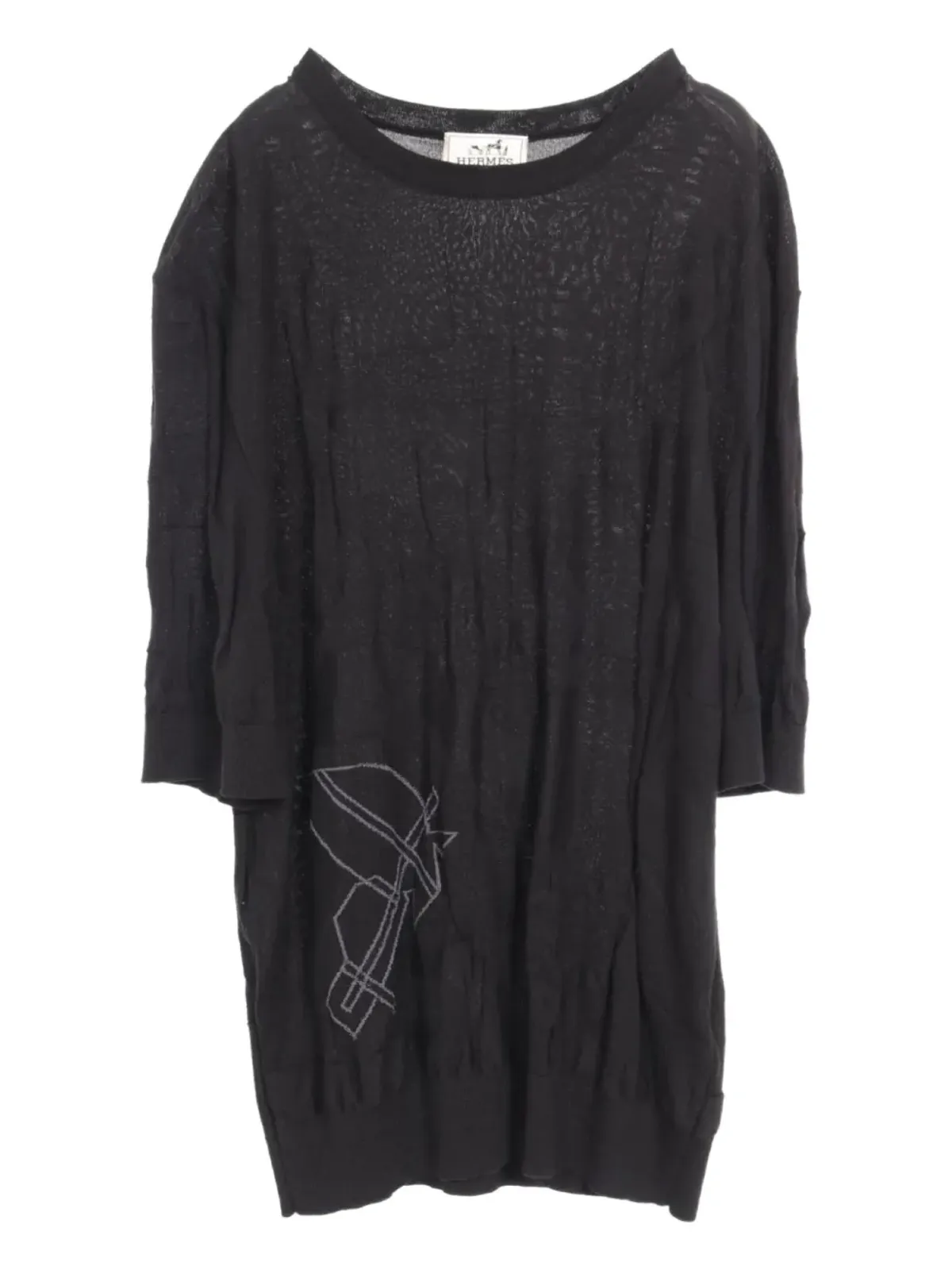Hermès Pre-Owned 2010年代ウールTシャツ - 画像2
