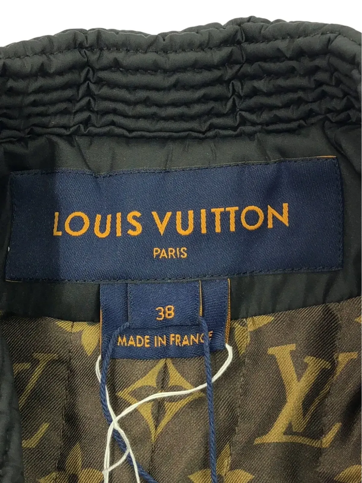 Louis Vuitton Pre-Owned 20年代キルティングポケットコート - ブラック - 画像5