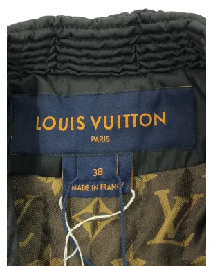 Louis Vuitton Pre-Owned 20年代キルティングポケットコート - ブラック - サムネイル5