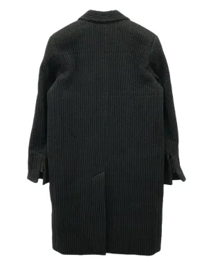 Louis Vuitton Pre-Owned 20年代キルティングポケットコート - ブラック - サムネイル2