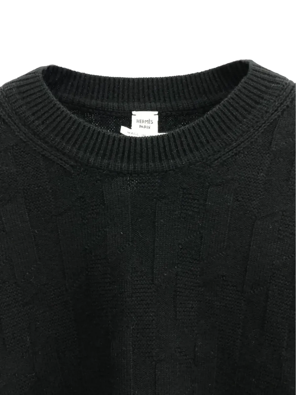 Hermès Pre-Owned ケーブルニットセーター - 画像3