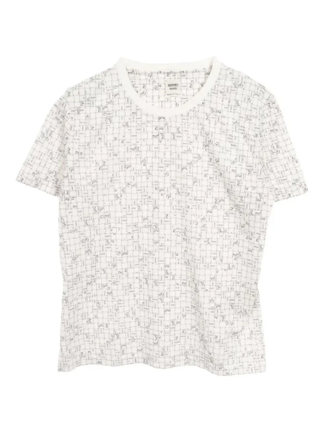 Hermès Pre-Owned Hermès ビンテージ 2010年代 Bolduc クルーネック Tシャツ - Whiteの商品画像