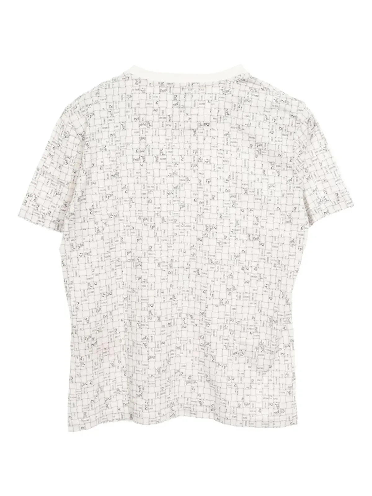Hermès ビンテージ 2010年代 Bolduc クルーネック Tシャツ - White - 画像2