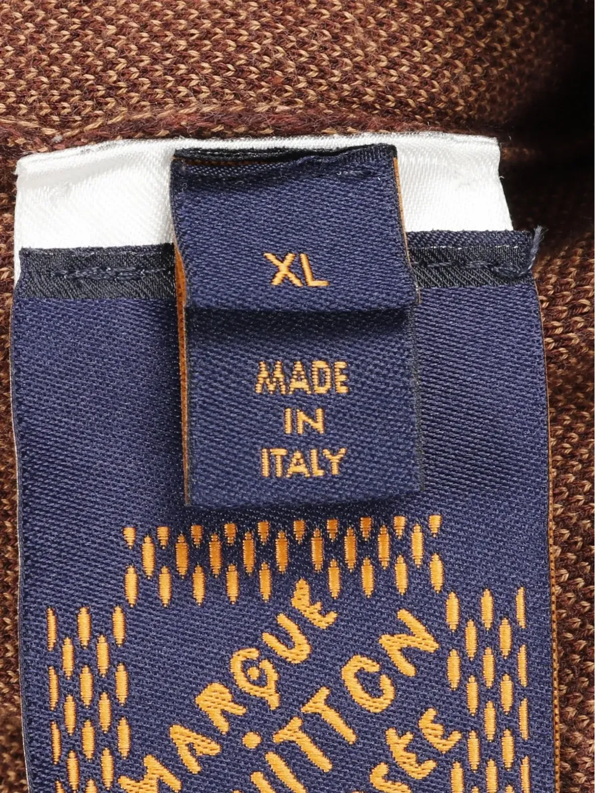Louis Vuitton Pre-Owned Damier Ebène柄 Tシャツ - 画像3