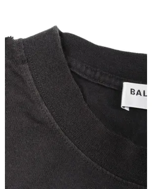 Balenciaga ビンテージ 2010年代 ロゴプリントTシャツ - ブラック - サムネイル3