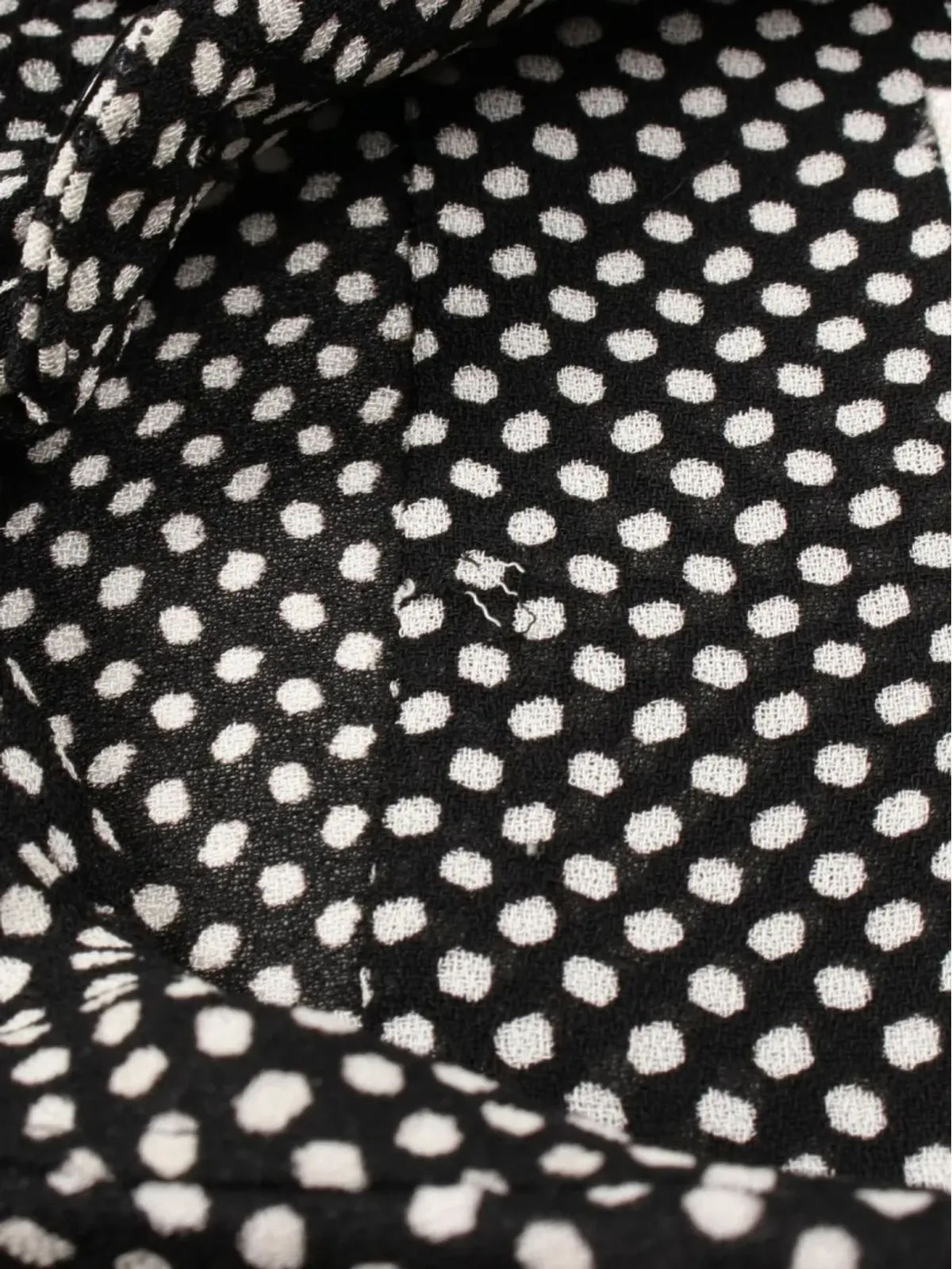 Celine Pre-Owned ポルカドットプリントシャツ - ブラック - 画像3